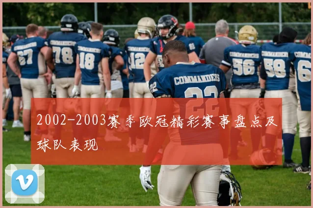 2002-2003赛季欧冠精彩赛事盘点及球队表现
